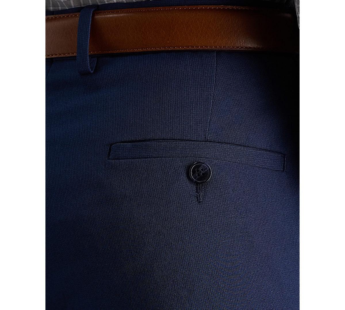 Kenneth Cole Reaction Men's Modern-Fit Micro-Check Dress Pants