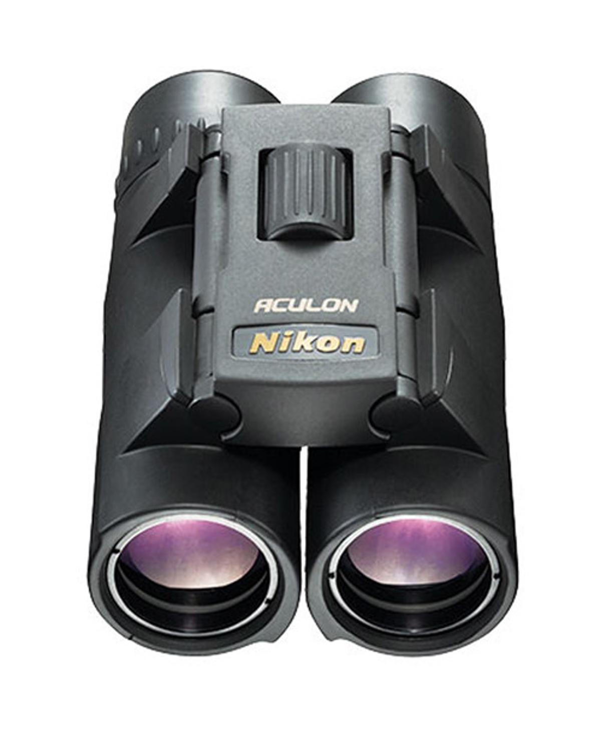 Nikon 10x25 Aculon A30 Weather Resistant Roof Prism Binocular with 5.0 Degree Angle of View, Black