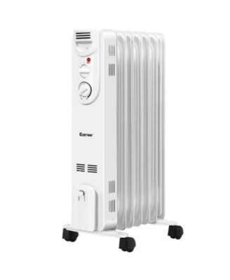 1500W Electric Space Heater with 3 Heat Settings and Safe Protection