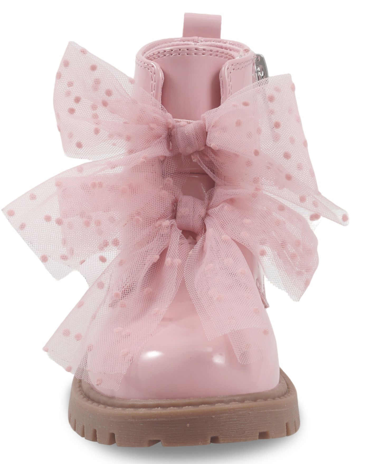 Ботинки Jessica Simpson Daria Double Bow Boots для девочек, цвет: Пудровый — фото 4