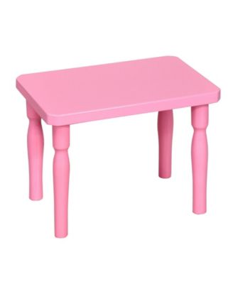 Pink 30-Key Wood Toy Kids Grand Piano with Bench and Music Rack