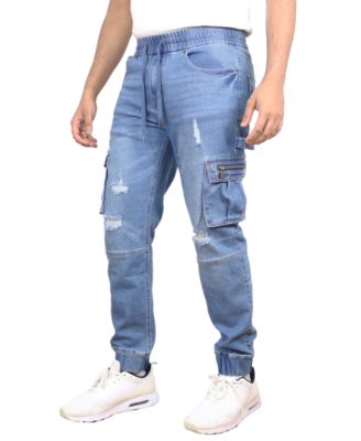 Blue Ice - Men's Stretch Cargo Carpenter Jogger Slim-Fit Pants