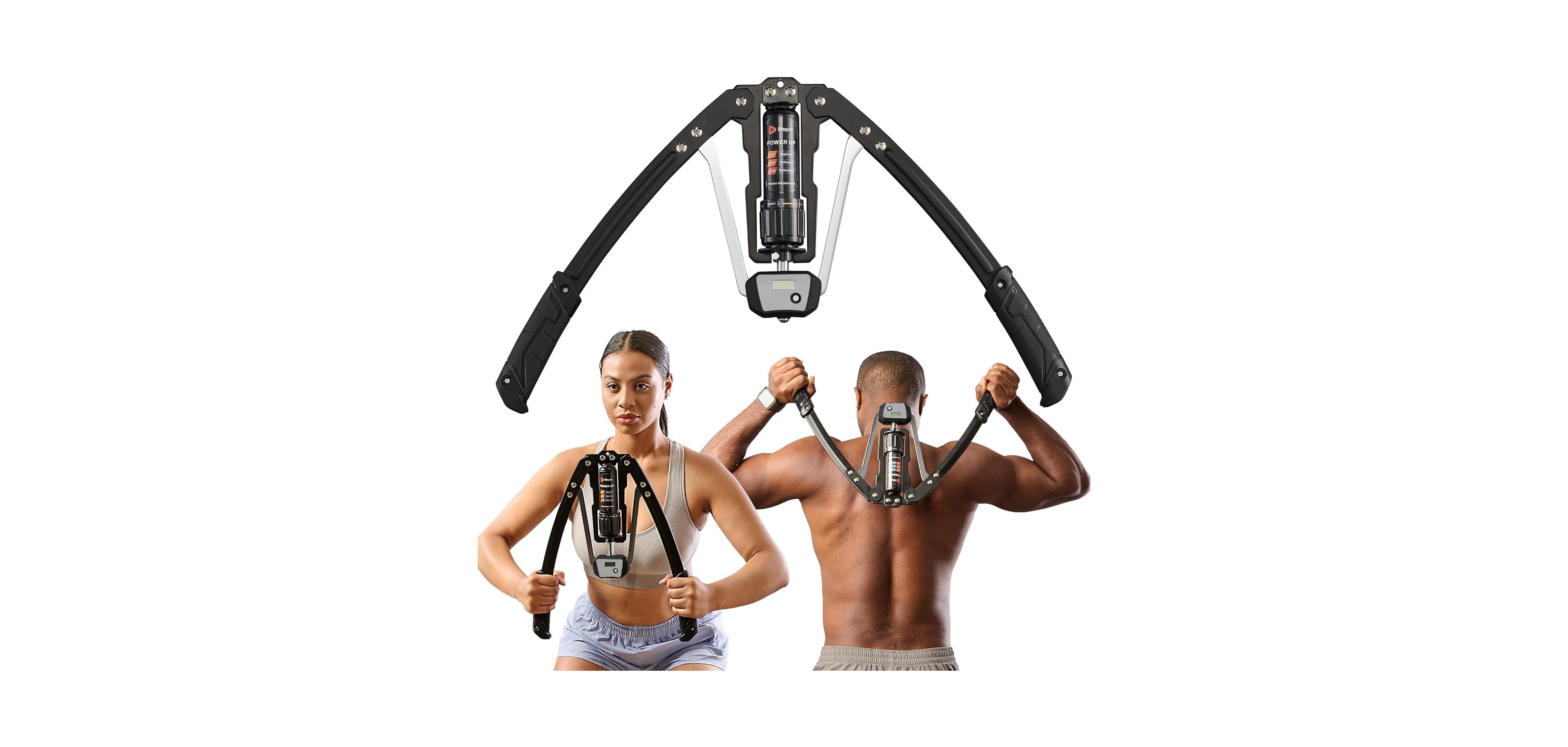 Lifepro Hydraulic Chest Expander & Arm Twister – Adjustable Power Exerciser, 22–440 lb Resistance, Home Gym Upper Body Trainer