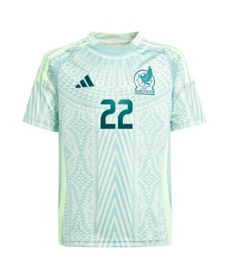 Big Boys and Girls Hirving Lozano Green Mexico National Team 2024 Away Replica Player Jersey