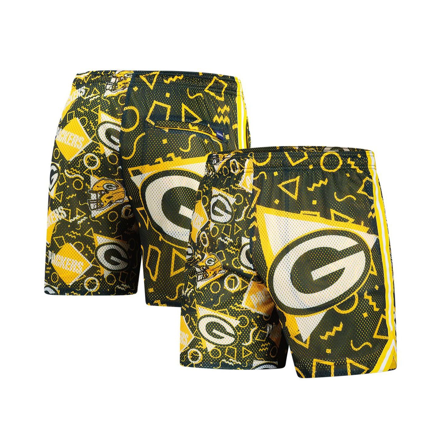 Мужские шорты Chubbies Green Bay Packers Mesh — фото 1