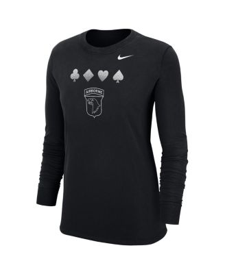 Nike - Women's Black Army Black Knights 2024 Rivalry Collection Suit Long Sleeve T-Shirt