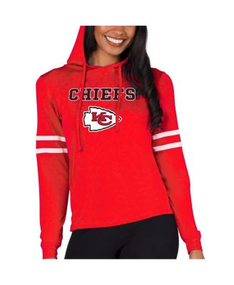 Concepts Sport - Women's Red Kansas City Chiefs Marathon Lightweight Lounge Pullover Hoodie