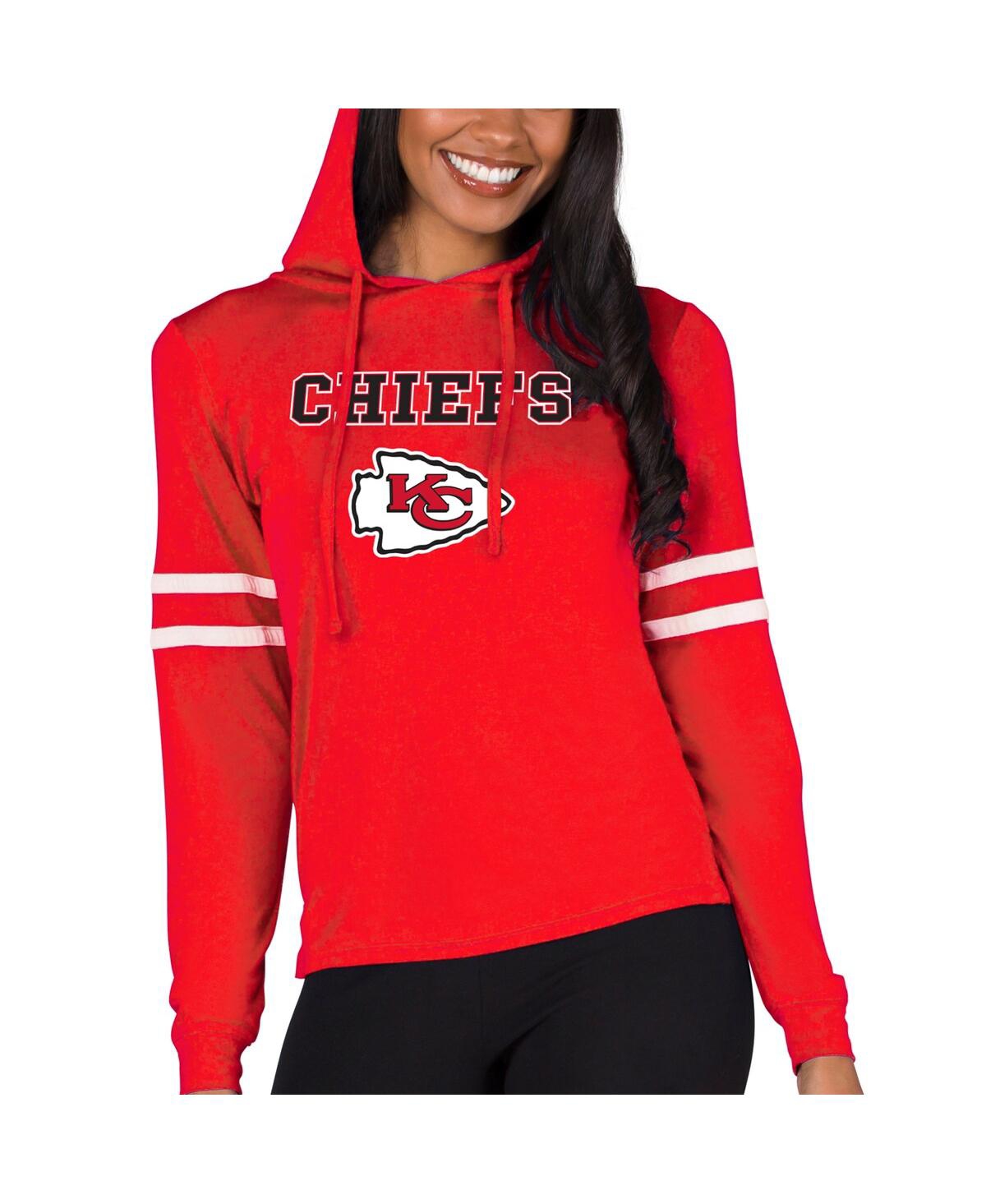 Concepts Sport Women's Red Kansas City Chiefs Marathon Lightweight Lounge Pullover Hoodie In Red