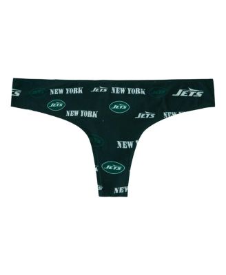 Women's Green New York Jets Mosaic All Over Print Thong