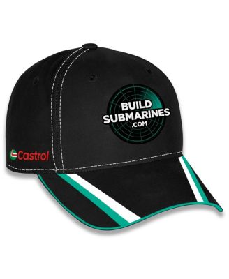 Men's and Women's Black Brad Keselowski Blue Forge Alliance Uniform Adjustable Hat