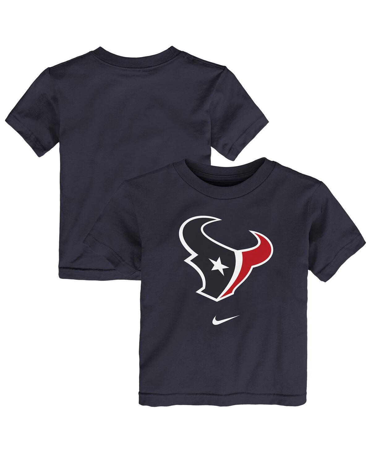 Nike Toddler Navy Houston Texans Primary Logo T-shirt In Blue