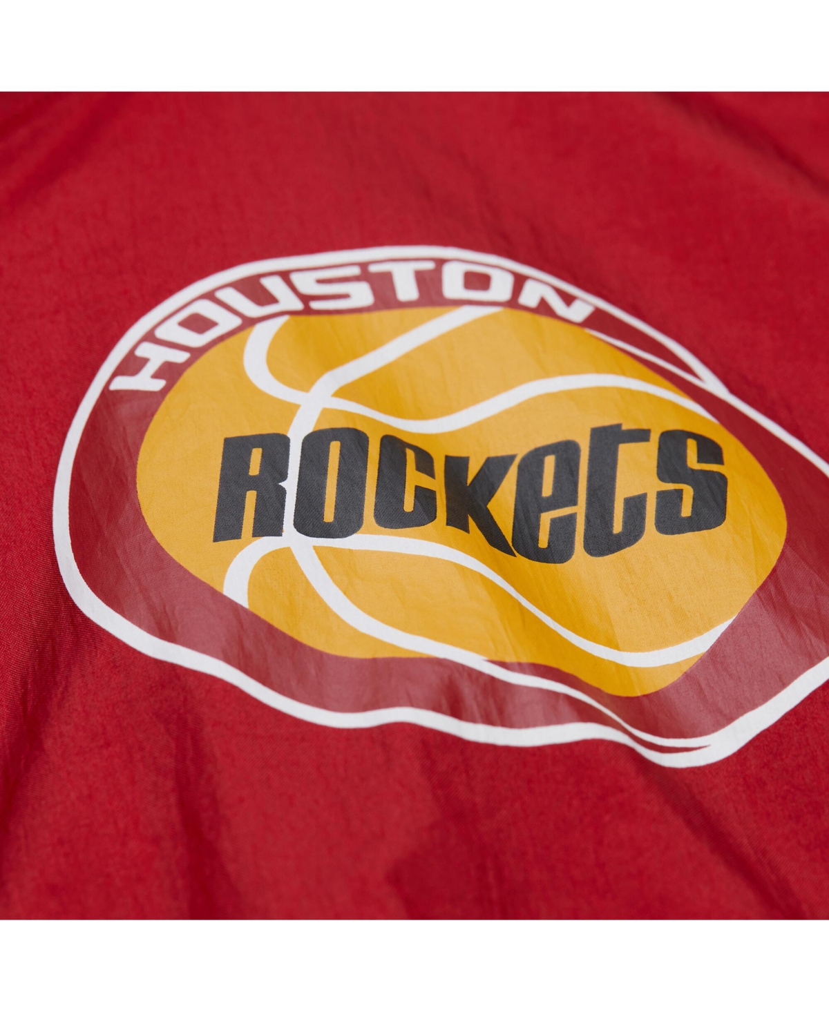 Mitchell & Ness Men's Red Houston Rockets Playmaker Full-zip Hooded Windbreaker Jacket In Red