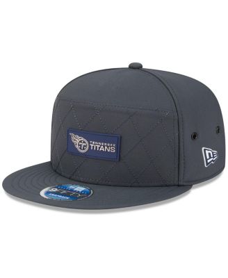 New Era - Men's Charcoal Tennessee Titans 2025 Sideline Cold Weather Split Panel 9FIFTY Snapback Hat