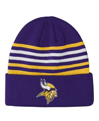 Outerstuff - Big Boys and Girls Purple Minnesota Vikings Essentials Cuffed Knit Hat