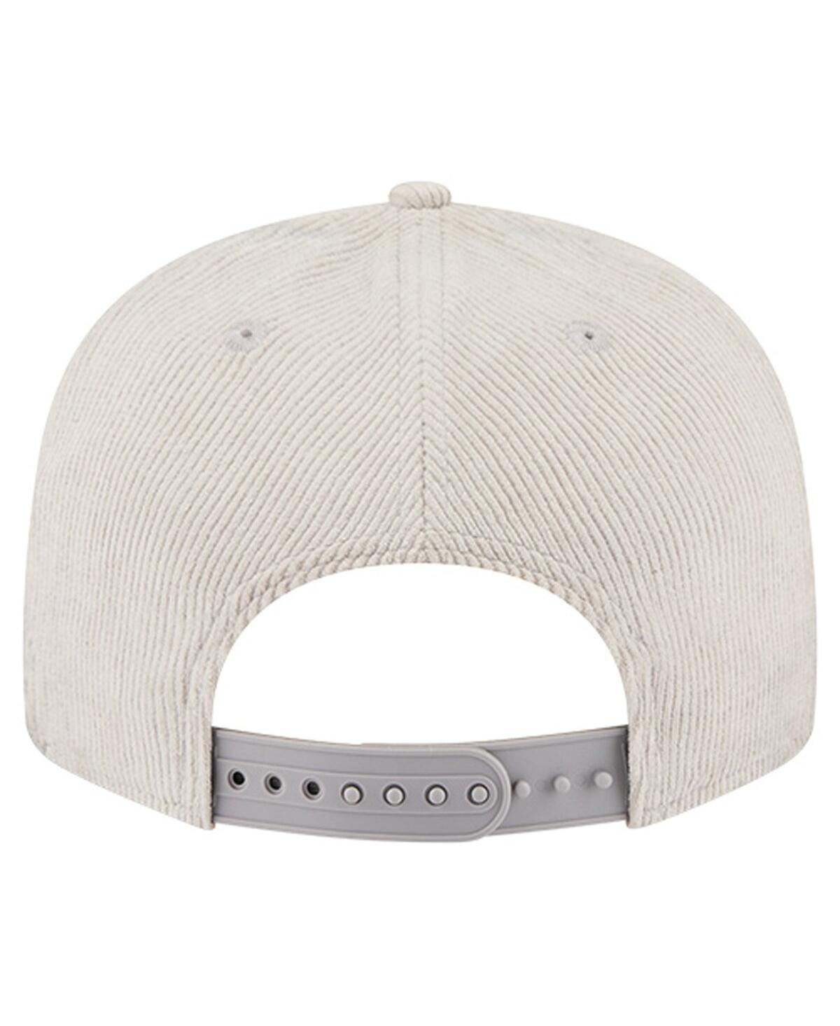 New Era Men's Gray New York Giants Cord Rope Corduroy 9FIFTY Snapback Hat