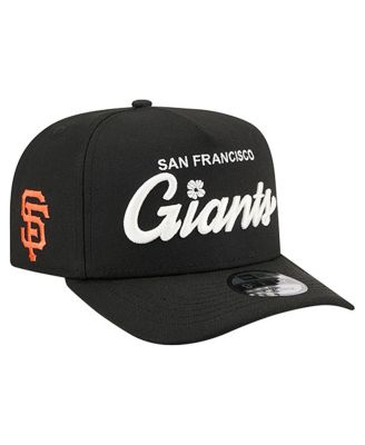 New Era - Men's Black San Francisco Giants Local Play A-Frame 9FIFTY Snapback Hat