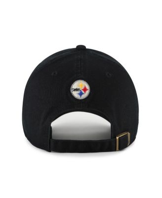 Women's Black Pittsburgh Steelers Zoey Clean Up Adjustable Hat