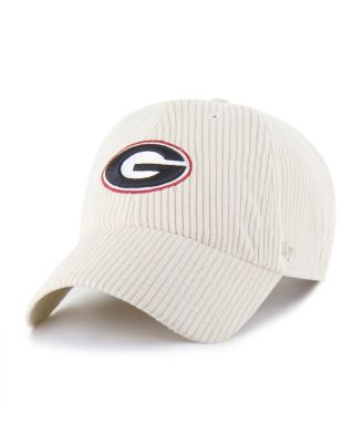 '47 Brand - Men's and Women's Cream Georgia Bulldogs Luminance Mellow Clean Up Adjustable Hat