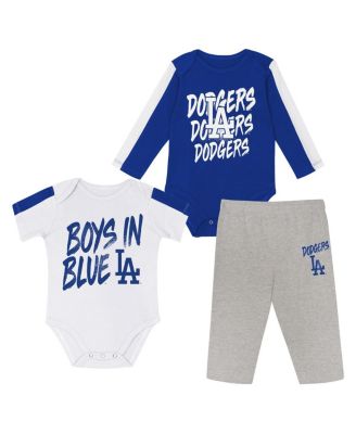 Outerstuff - Newborn 2-Piece Los Angeles Dodgers Double Down Bodysuit and Pants Set
