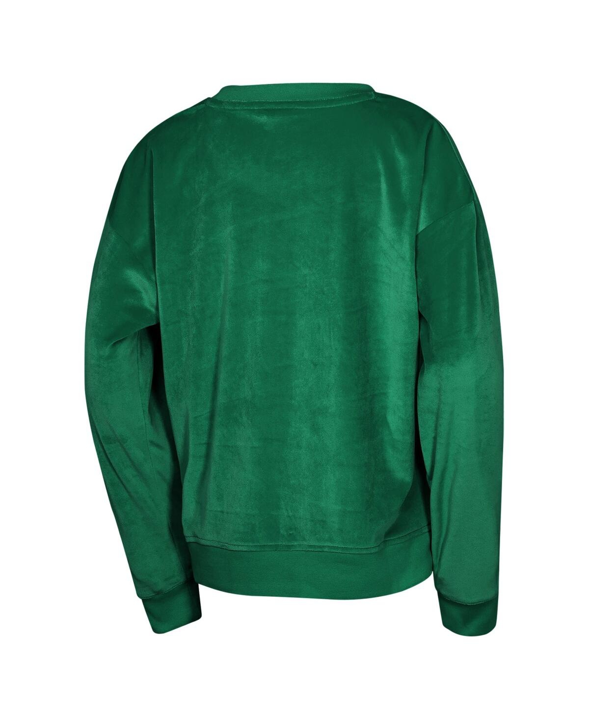 Outerstuff Big Boys And Girls  Kelly Green Boston Celtics Step Back Sweatshirt In Green