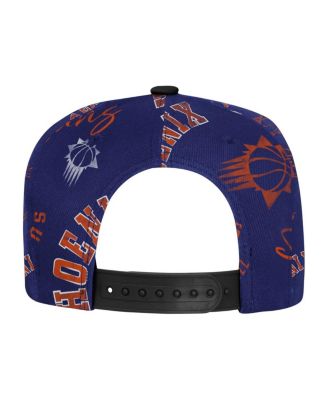 Big Boys and Girls Purple Phoenix Suns Street Hooper Allover Print Snapback Hat