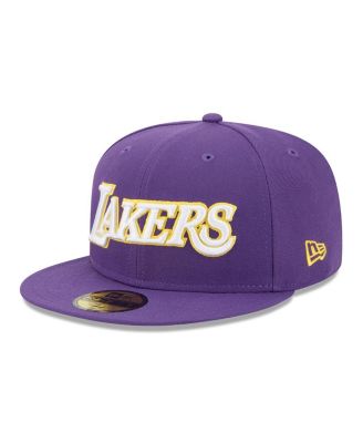 Men's Purple Los Angeles Lakers Jersey Hook Statement Edition 59FIFTY Fitted Hat