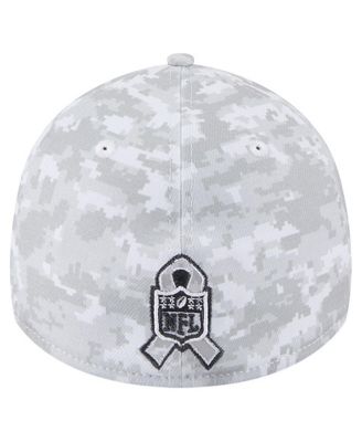 Men's White San Francisco 49ers 2025 Salute to Service Digital Camo Fan Pack 39THIRTY Flex Hat