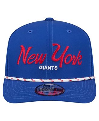 Men's Royal New York Giants Script 9SEVENTY Adjustable Hat