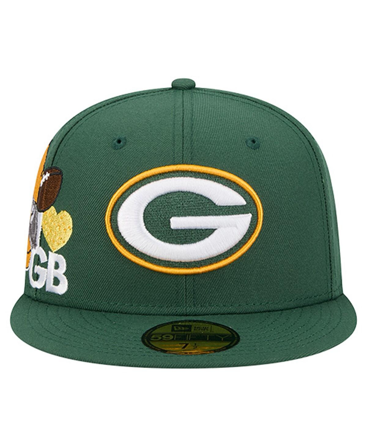 New Era Men's Green Bay Packers Group Chat 59FIFTY Fitted Hat