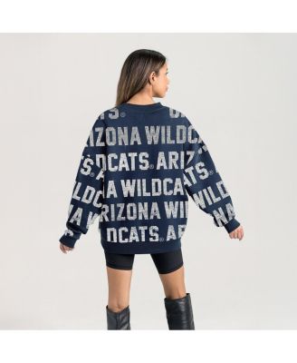 Women's Navy Arizona Wildcats Hype Era Sweatshirt