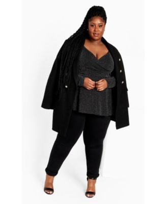 Women's Glam Peplum Top