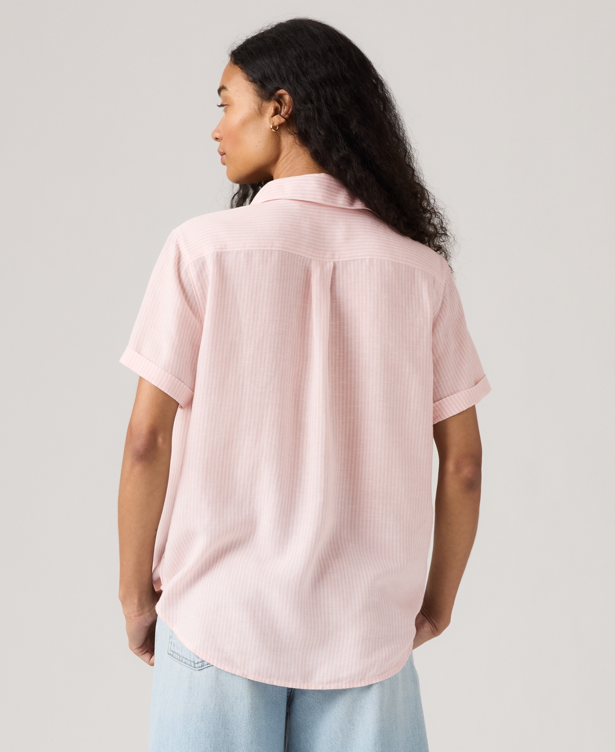 Levi's Women's Darlene Printed Short-sleeve Shirt In Pink