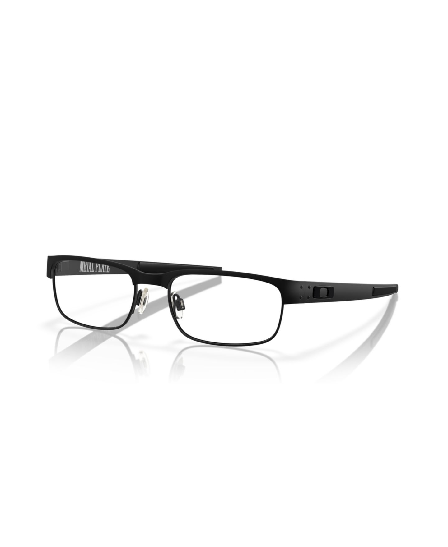 Мужские очки Oakley Man Rectangle Titanium OX5038 Metal Plateâ„¢ Eyeglasses, цвет: Матовый чёрный — фото 6