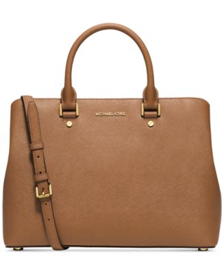 Michael Kors Savannah Large Satchel & Reviews - Handbags & Accessories - Macy&#39;s