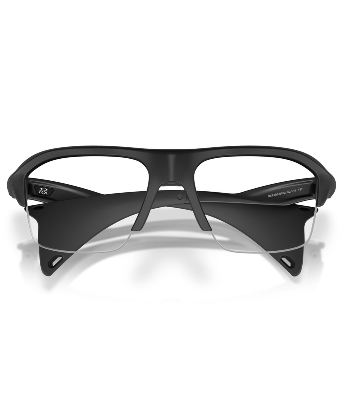 Очки Oakley Unisex Rectangle Plastic OX8198 Stunt Glider Eyeglasses, цвет: Атласный чёрный — фото 5