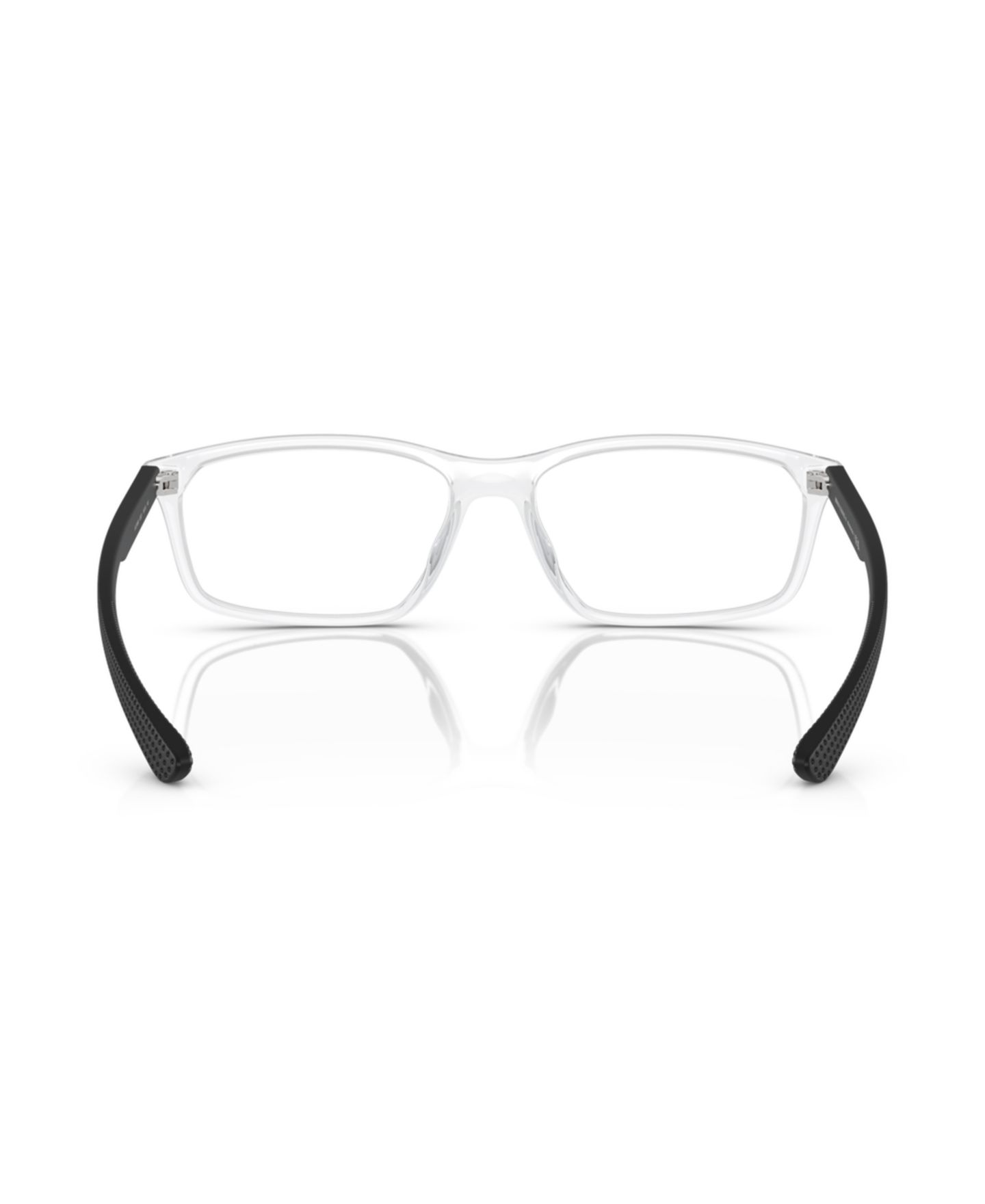 Мужские очки A|X Armani Exchange Armani Exchange Man Pillow Plastic AX3108U Eyeglasses, цвет: Блестящий прозрачный — фото 6