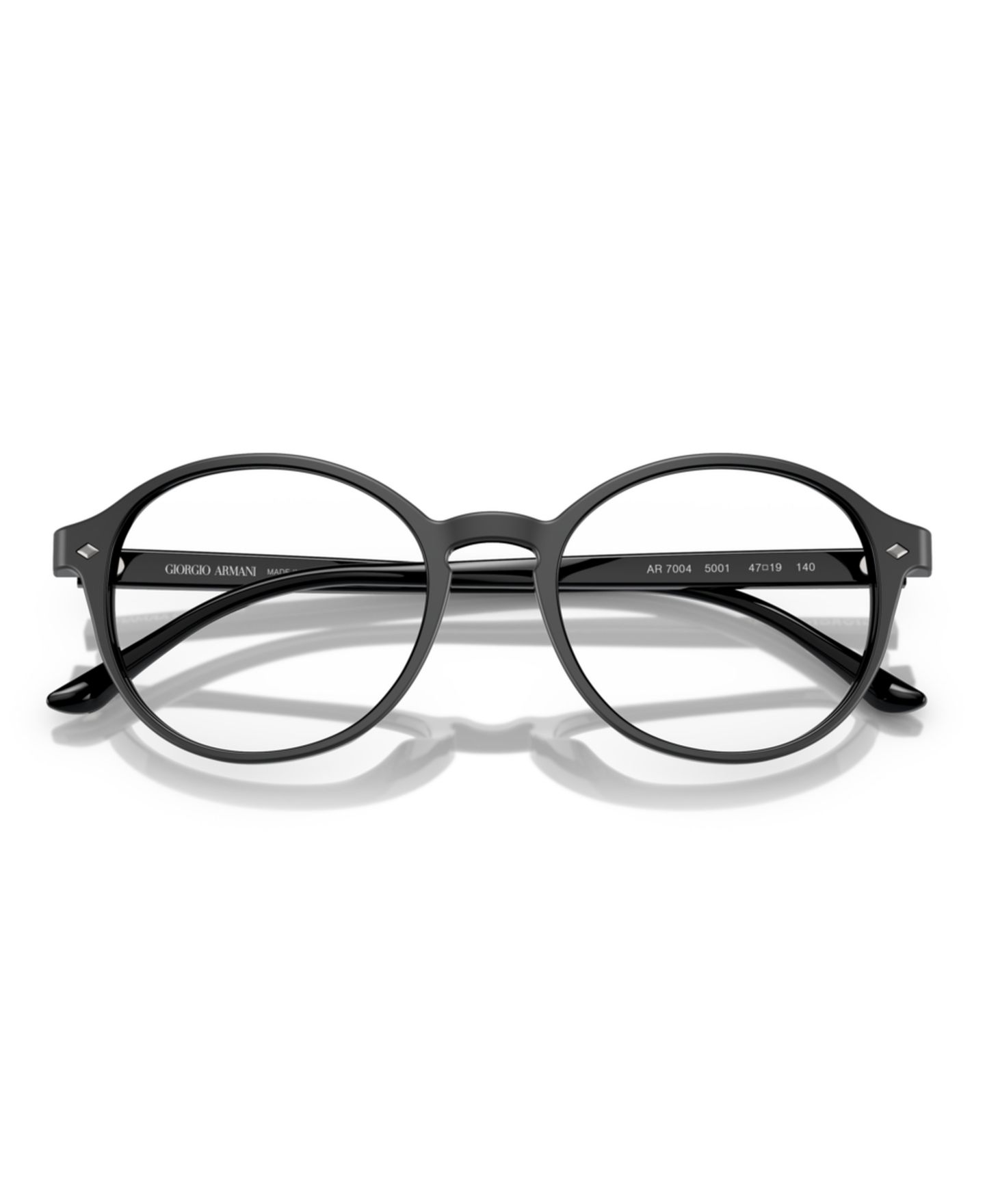 Мужские очки Giorgio Armani Man Panthos Plastic AR7004 Eyeglasses, цвет: Чёрный — фото 3