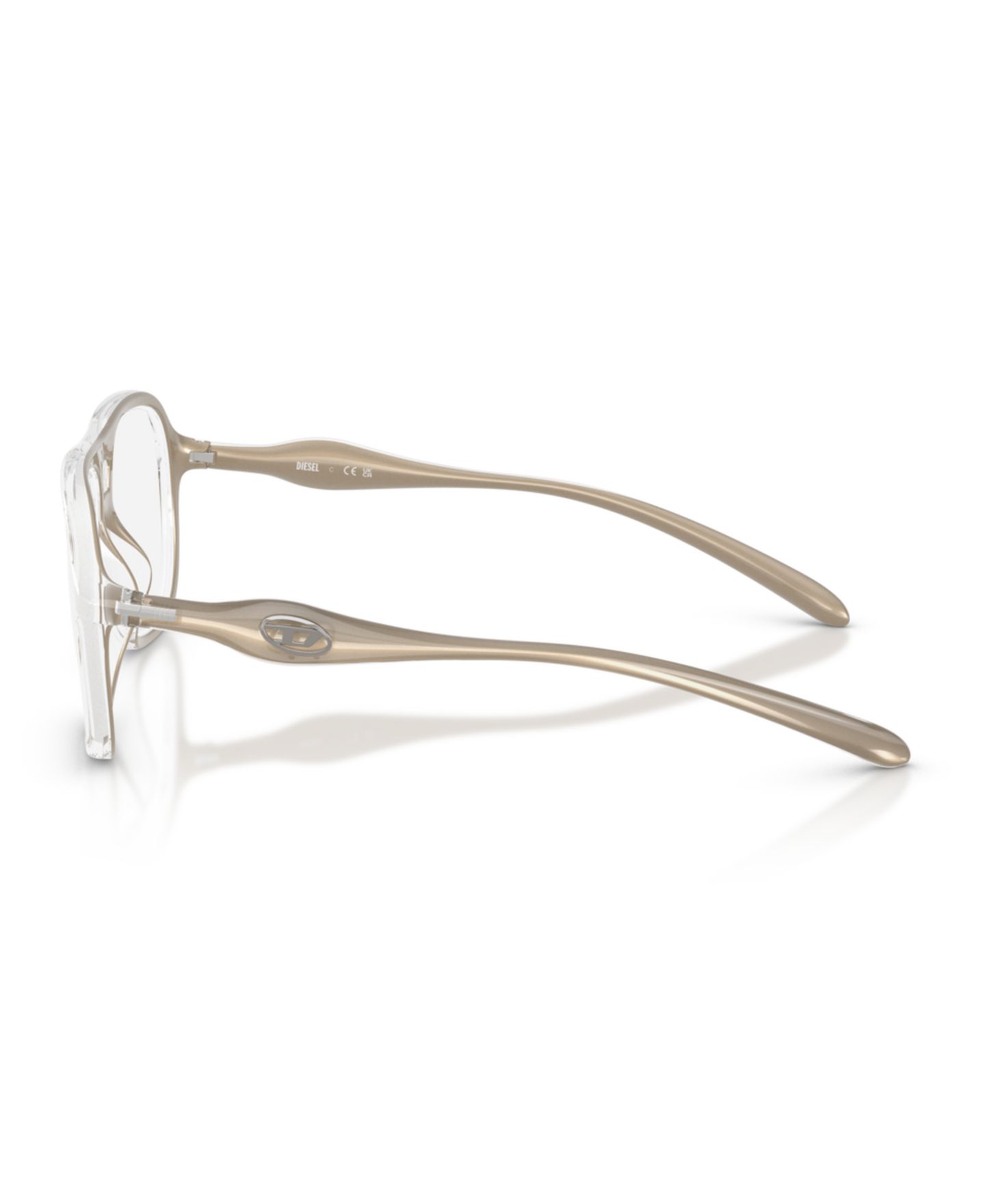 Очки Diesel Unisex Oval Plastic DL6008U Eyeglasses, цвет: Зелёный — фото 4