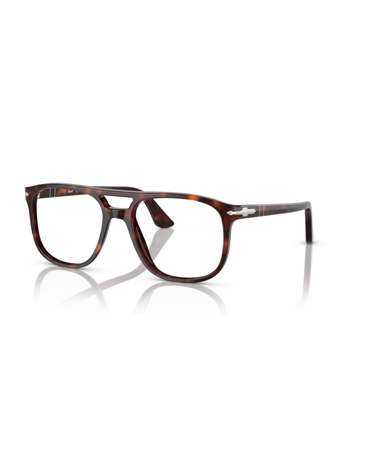 Persol Unisex Aviator Greta Eyeglasses, Po3329v In Brown