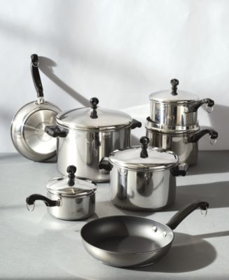 Classic Stainless Steel 15-Pc. Cookware Set