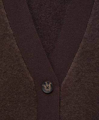 Women's Contrasting Detail Knitted Cardigan