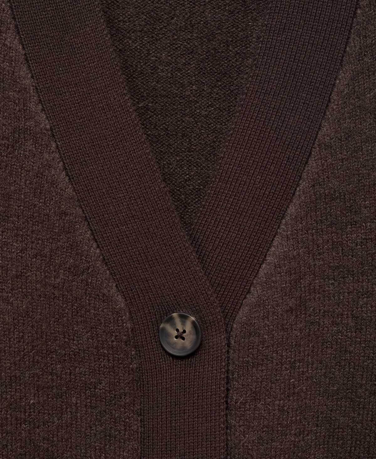 Mango Women's Contrasting Detail Knitted Cardigan