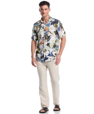 Men's Water-Color Painting Print Classic-Fit Shirt