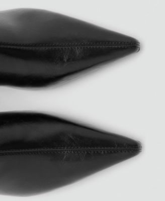 Women's Kitten-Heel Pointed-Toe Ankle Boots