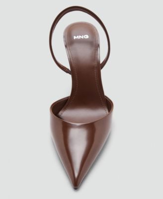 Women's Patent Leather Effect Pointed Shoes