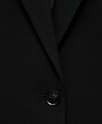 Women's Flap Pockets Straight Blazer