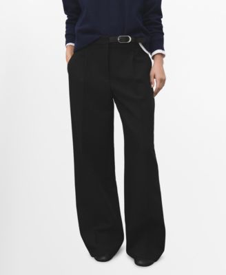 MANGO - Women's Combined Belt Pants