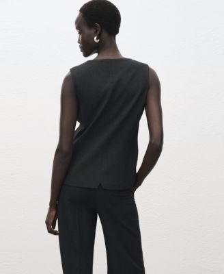 Women's Round-Neck Suit Vest