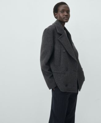 Women's Double-Breasted Wool Coat