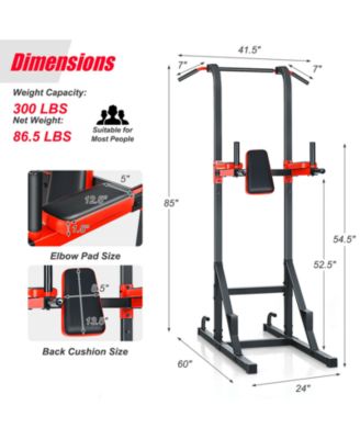 Multi-function Power Tower for Full-body Workout